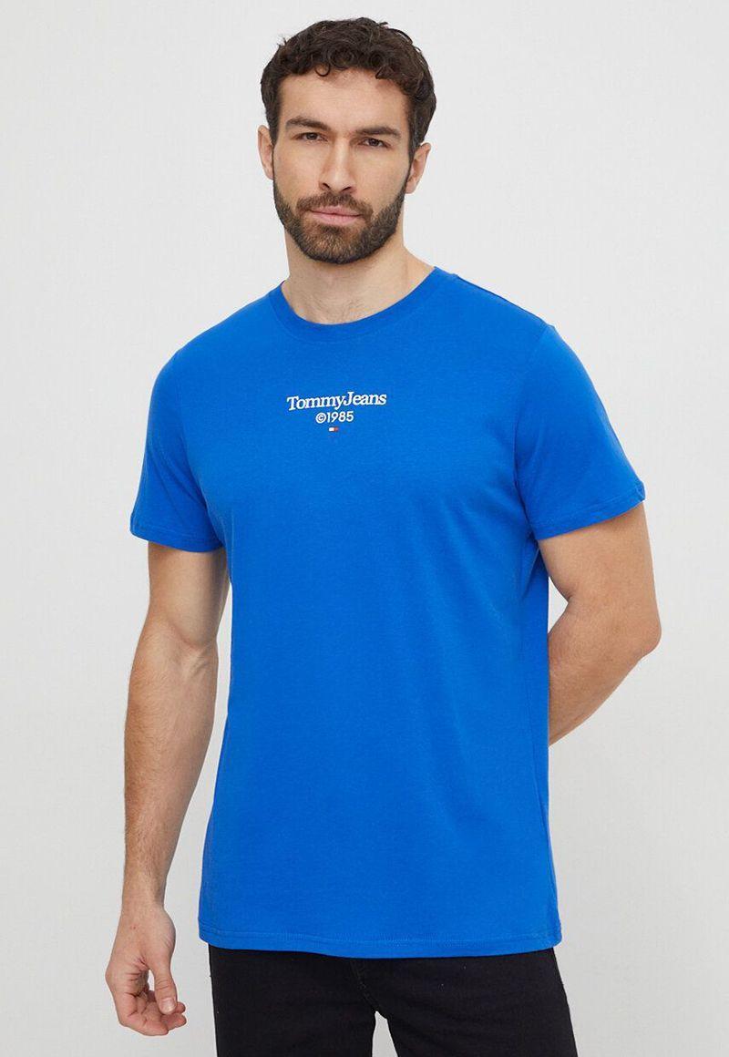 Polera Con Logo Slim Fit Azul Tommy Jeans-0
