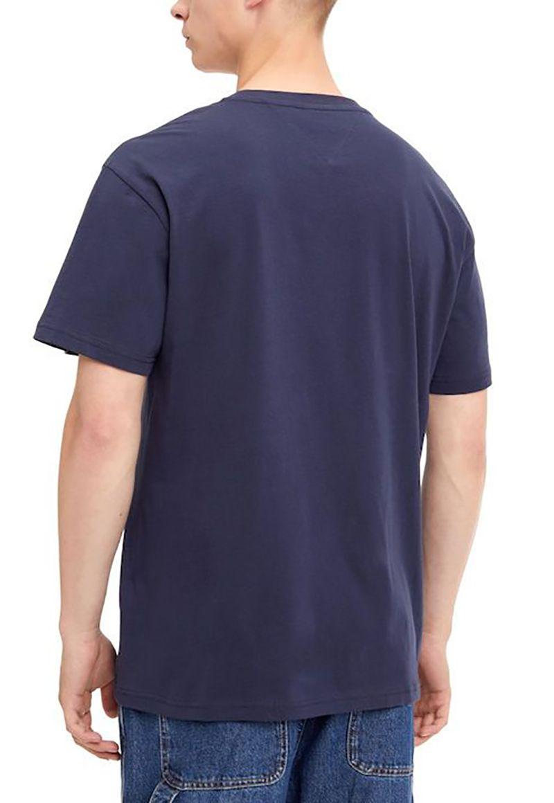 Polera Classic Chest Logo Azul Tommy Jeans-1