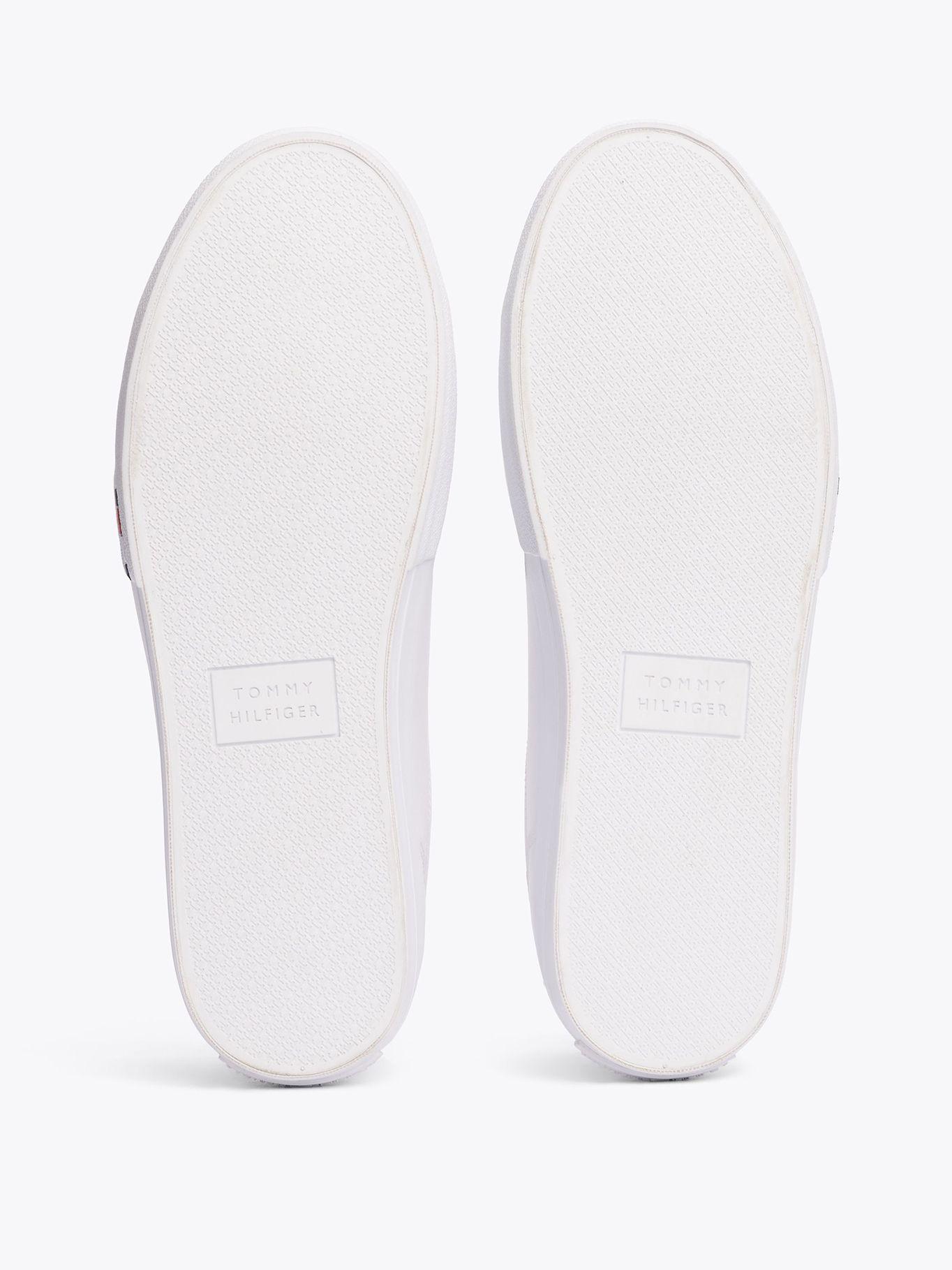 Zapatillas Vulcanizadas Street De Cuero Blanco Tommy Hilfiger-3