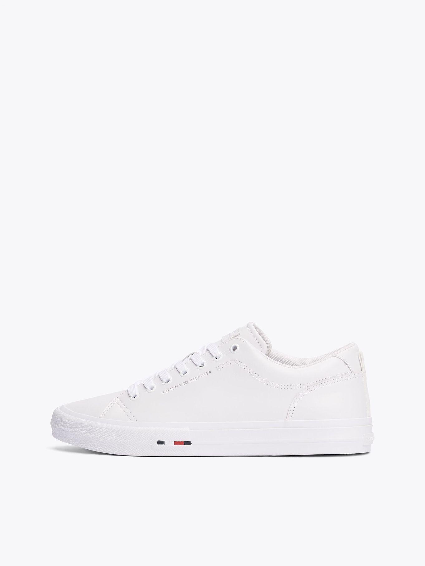 Zapatillas Vulcanizadas Street De Cuero Blanco Tommy Hilfiger-5