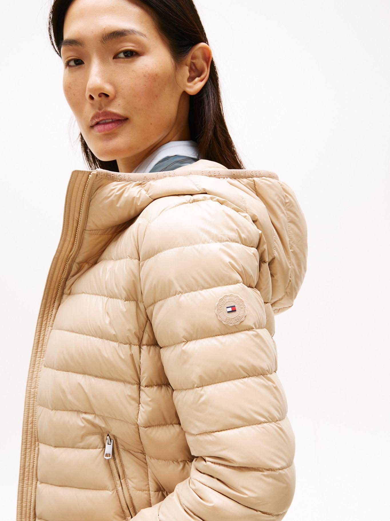 Parka Hoodie Acolchada Regular Fit Beige Tommy Hilfiger-3