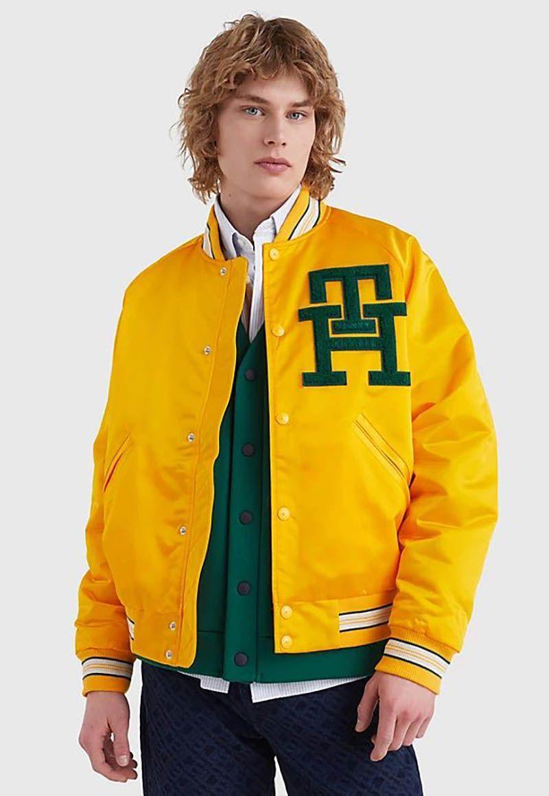 Chaqueta Varsity Monogram Amarillo Tommy Hilfiger-0