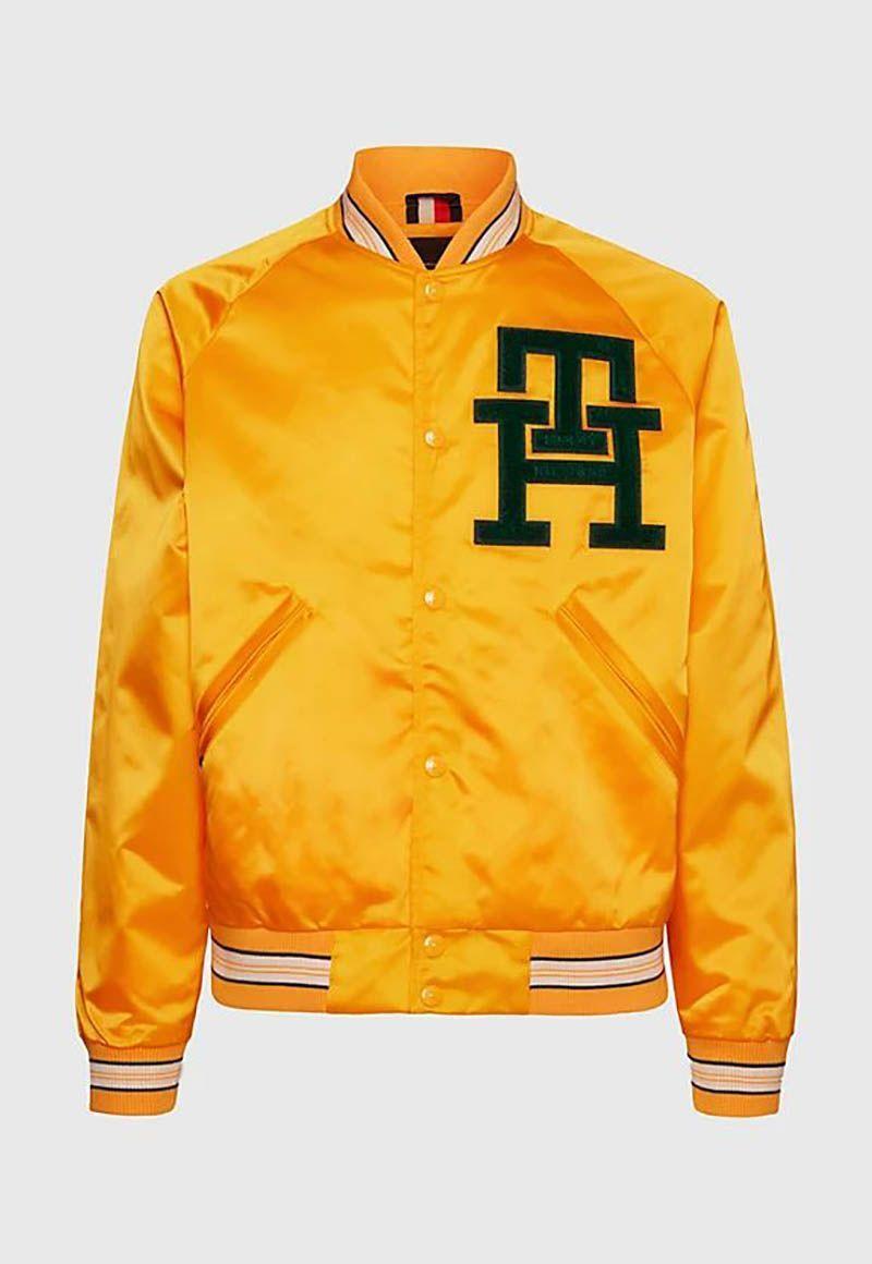 Chaqueta Varsity Monogram Amarillo Tommy Hilfiger-4