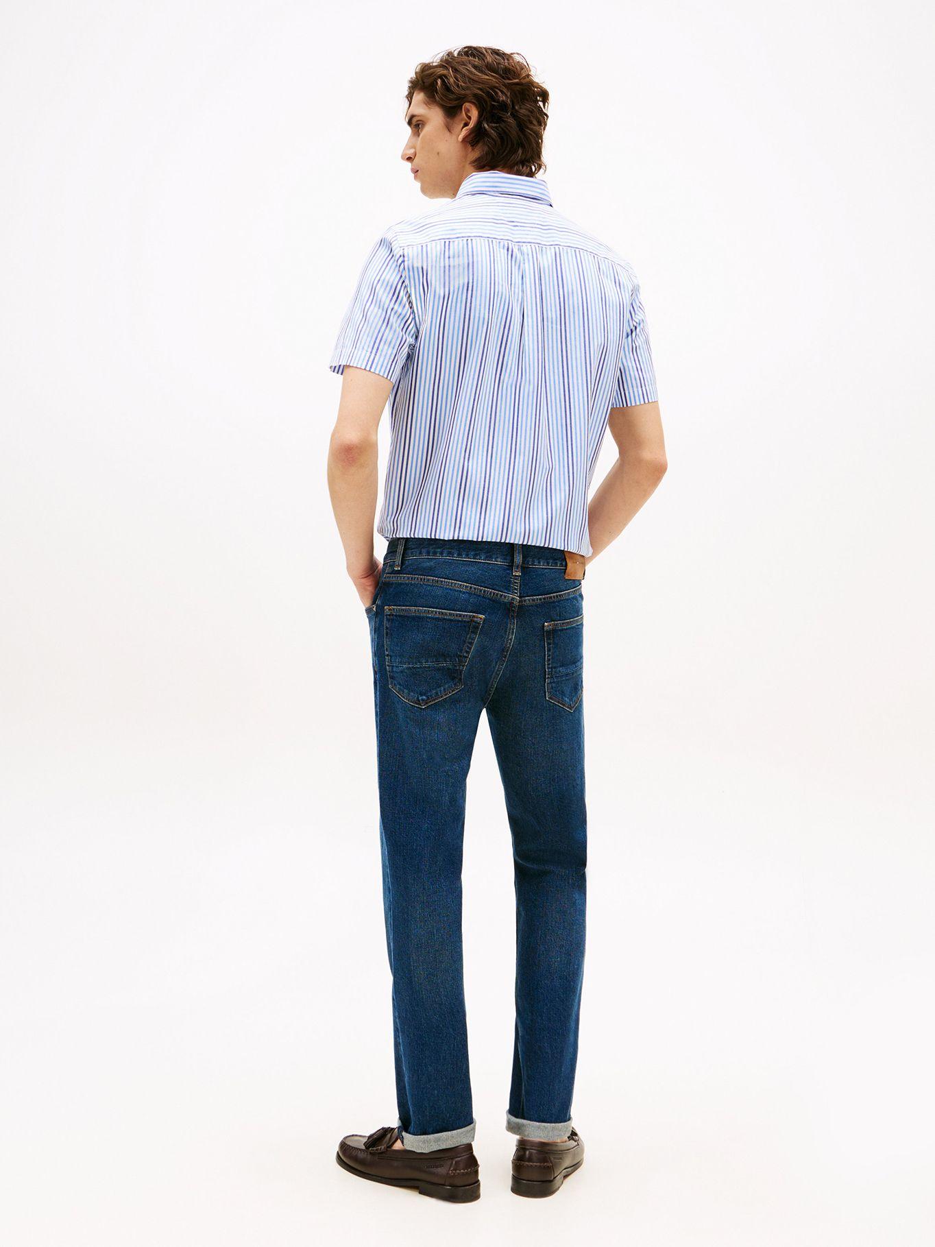 Jeans Denton Con Logo Straight Fit Azul Tommy Hilfiger-2