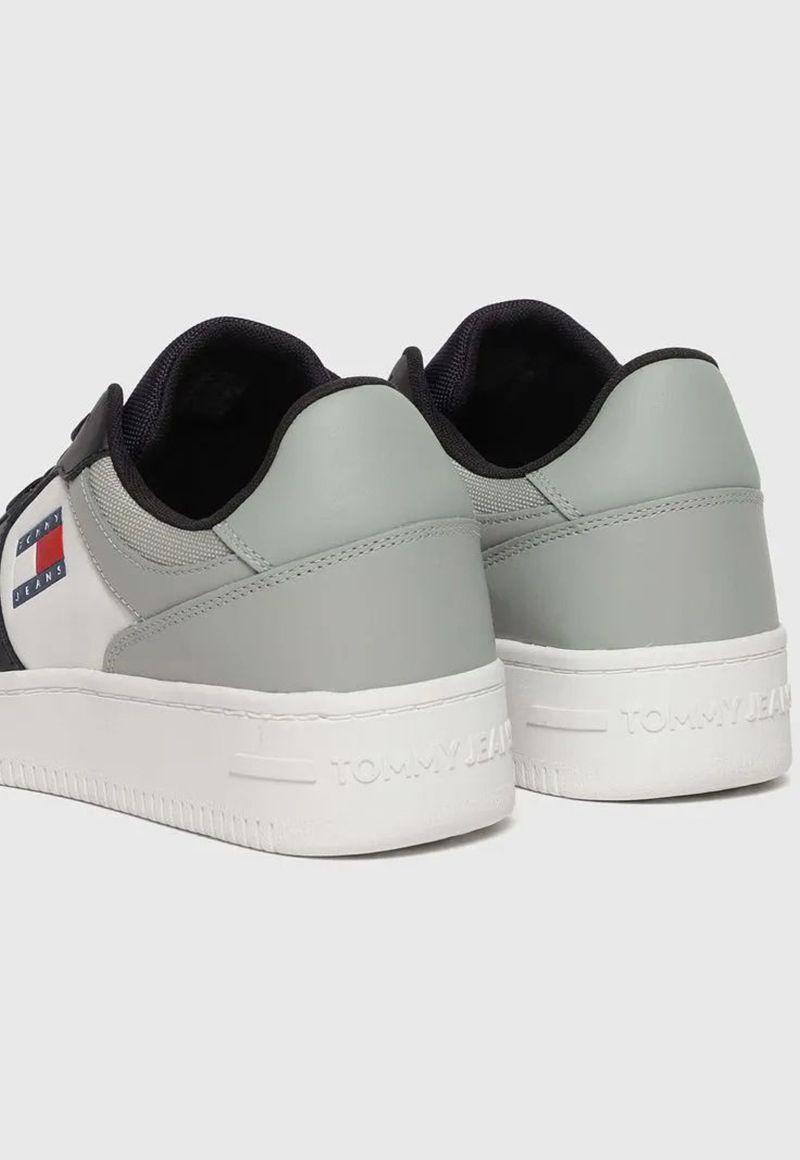 Zapatilla Essential Retro Gris Tommy Hilfiger-1