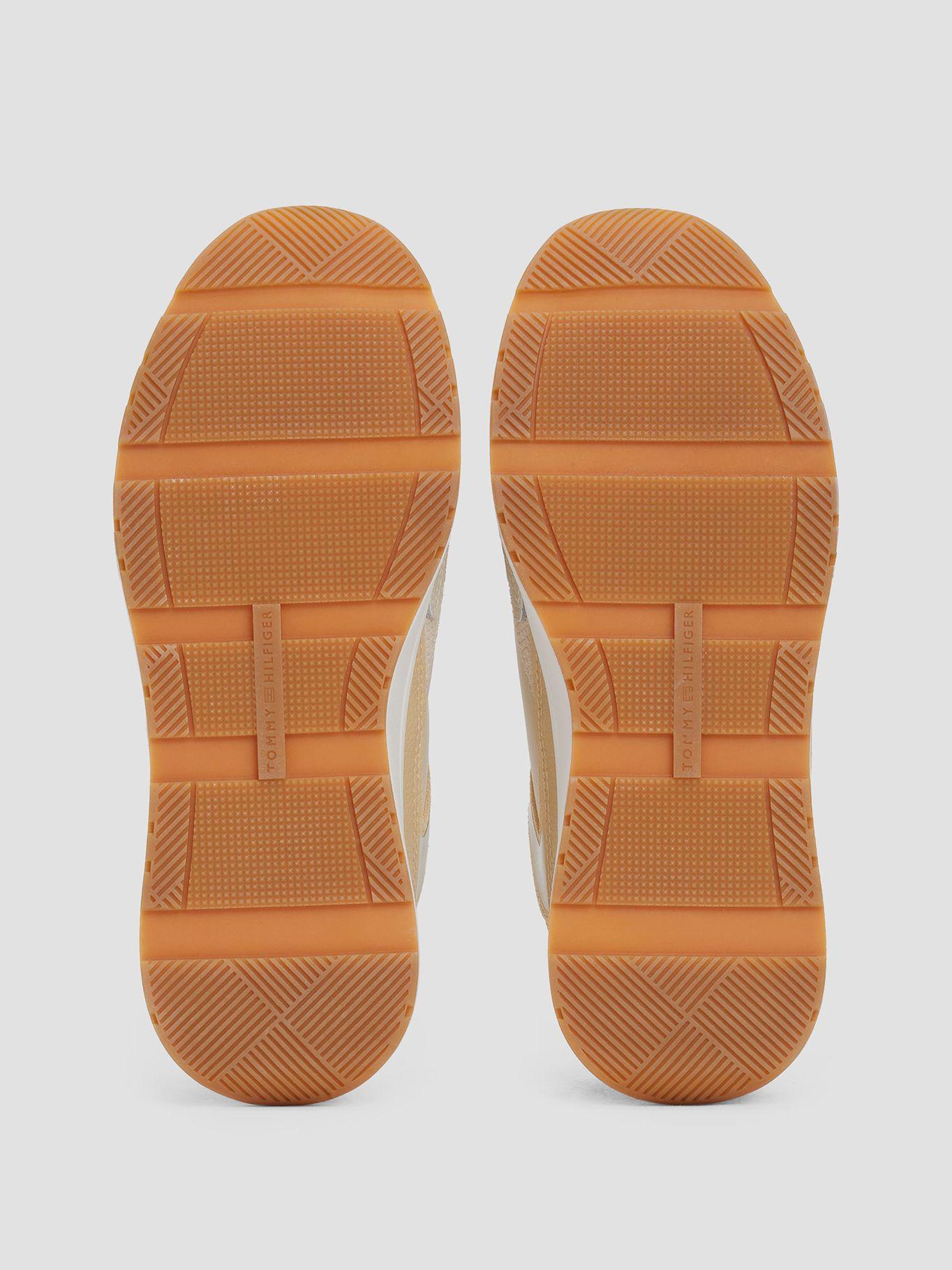 Zapatillas Con Texturas Mixtas Beige Tommy Hilfiger-3