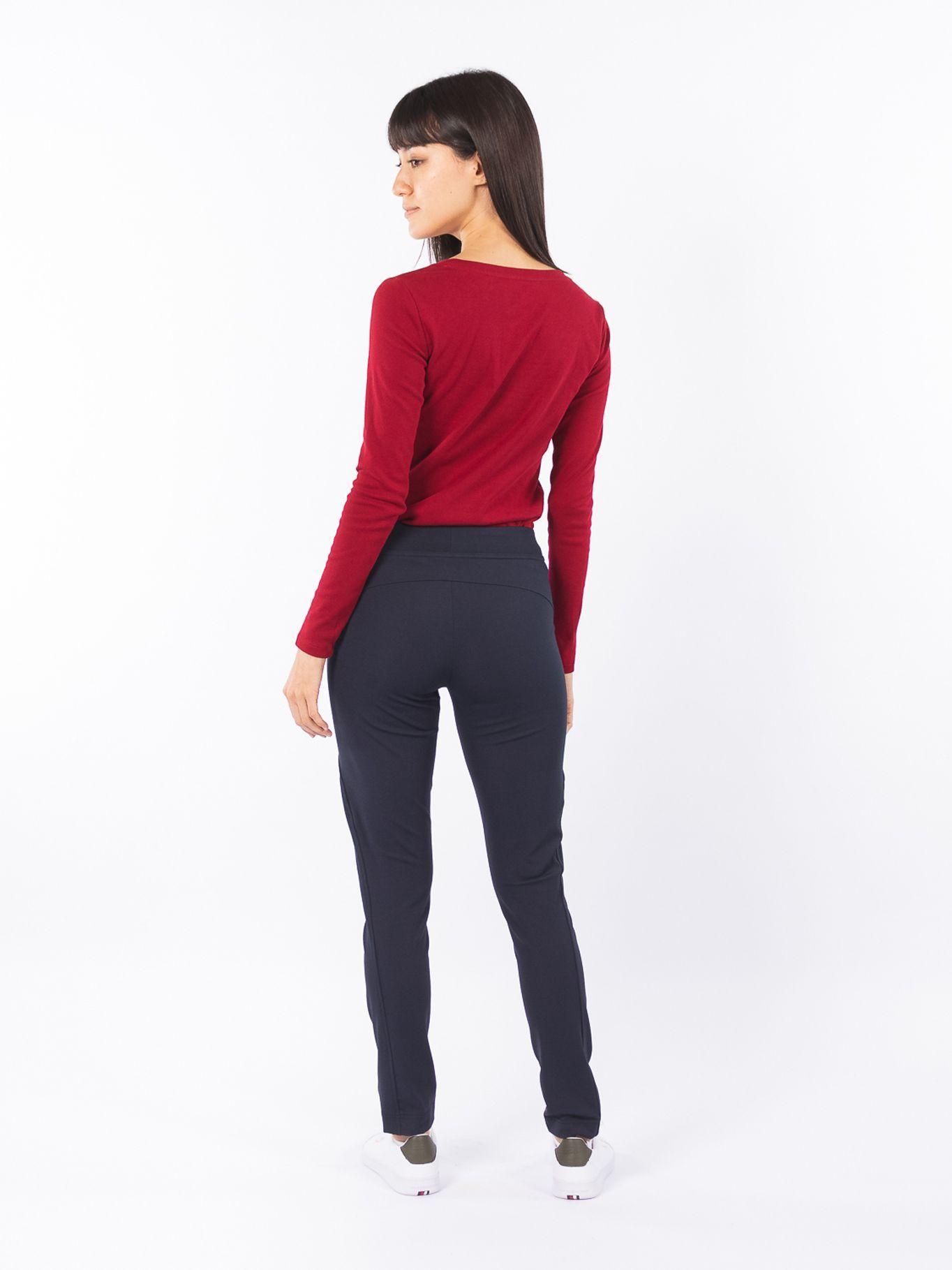 Pantalón Estilo Leggins Metalic Logo Azul Tommy Hilfiger-1