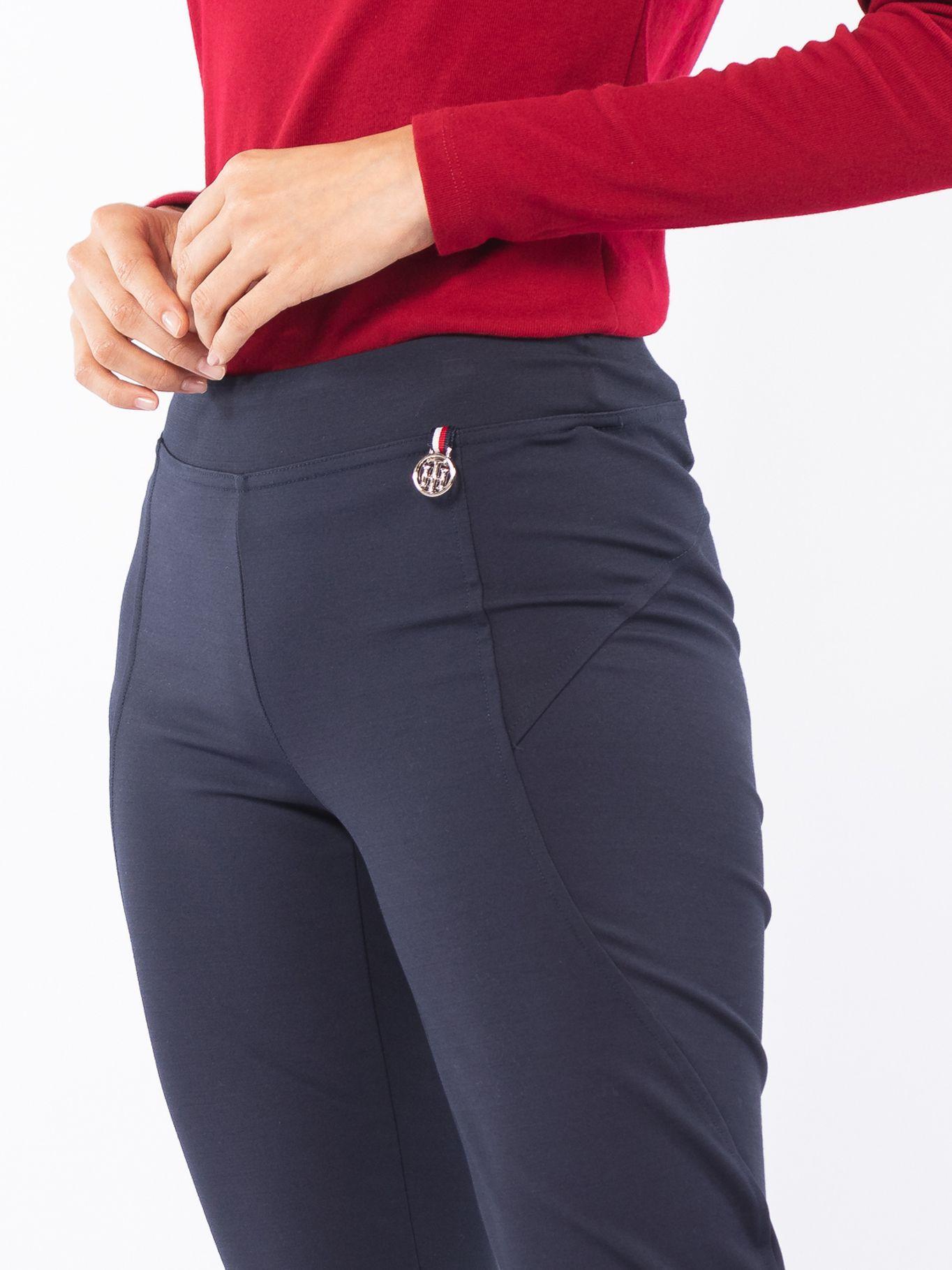 Pantalón Estilo Leggins Metalic Logo Azul Tommy Hilfiger-2