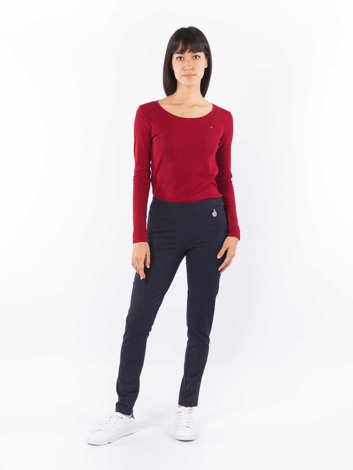 Pantalón Estilo Leggins Metalic Logo Azul Tommy Hilfiger-0