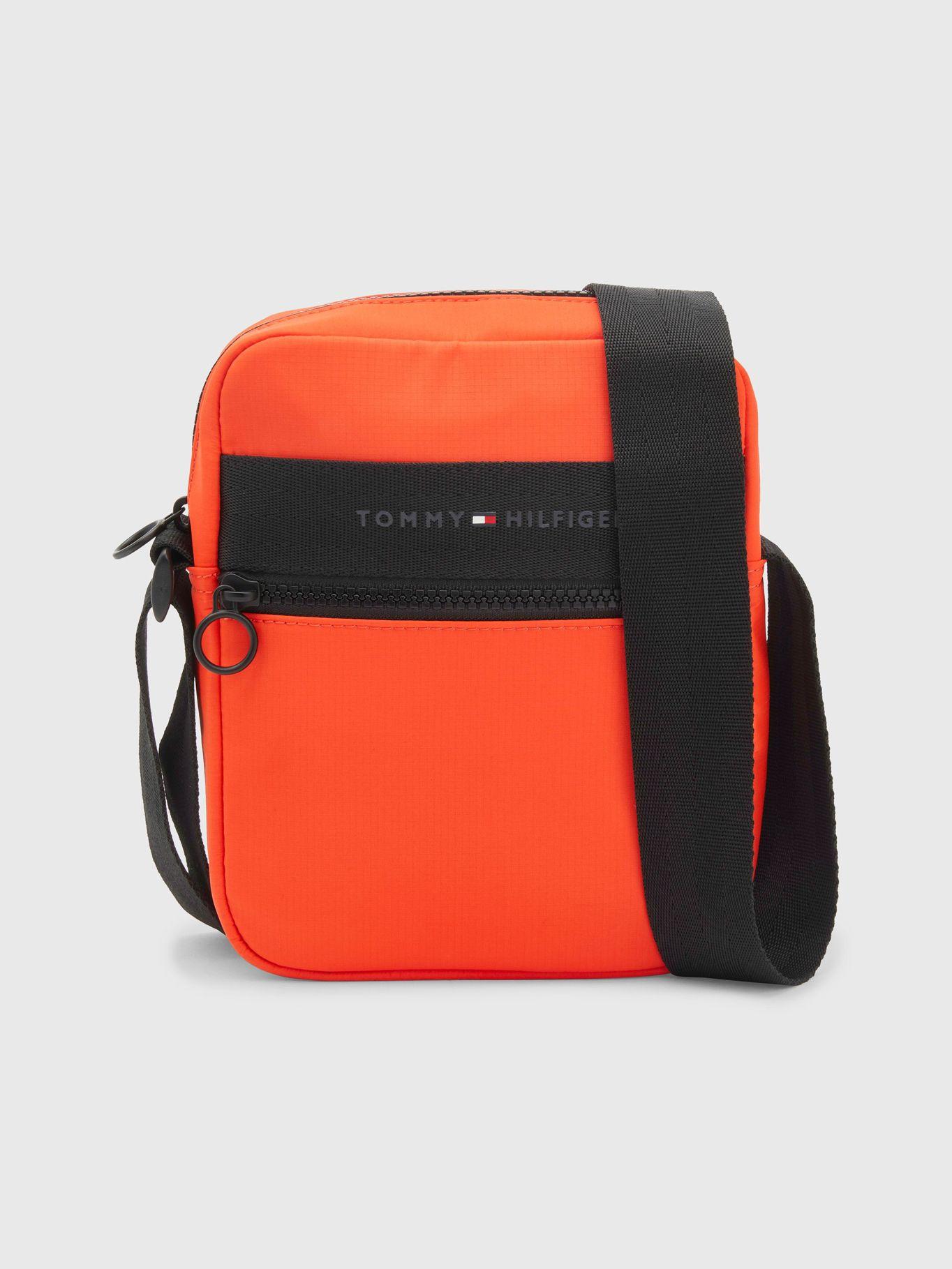 Crossbody Horizon Con Cierre Naranjo Tommy Hilfiger-0
