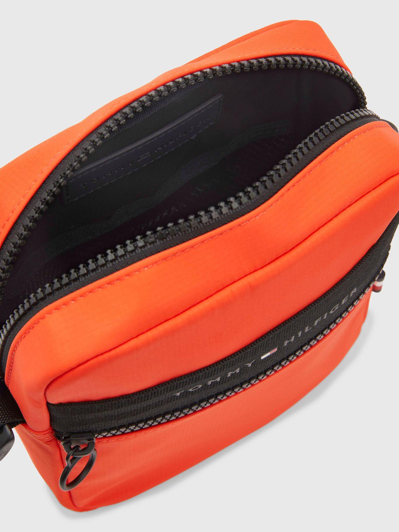 Crossbody Horizon Con Cierre Naranjo Tommy Hilfiger-2