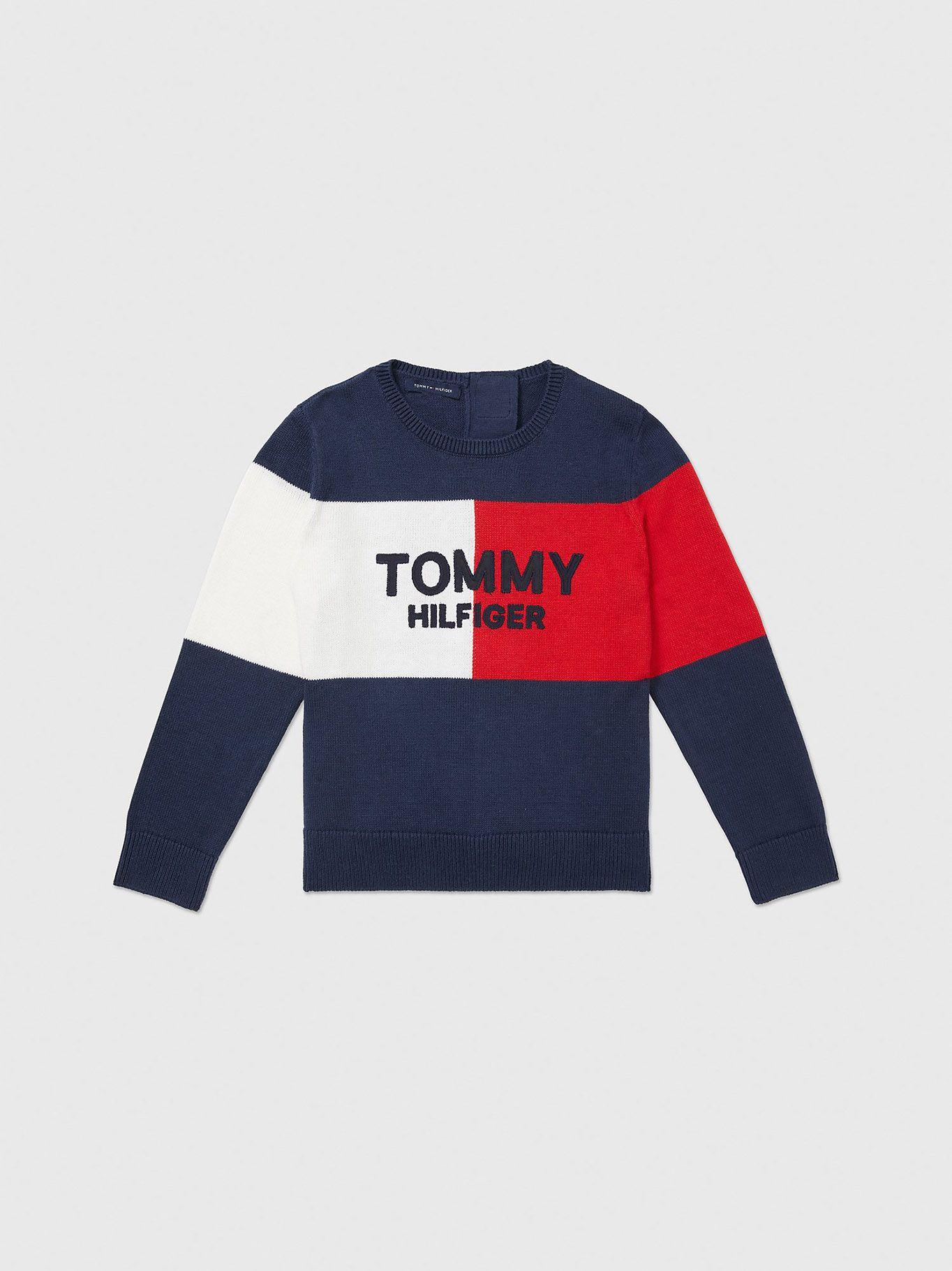 Sweater Adaptive Logo Bandera Azul Tommy Hilfiger-0
