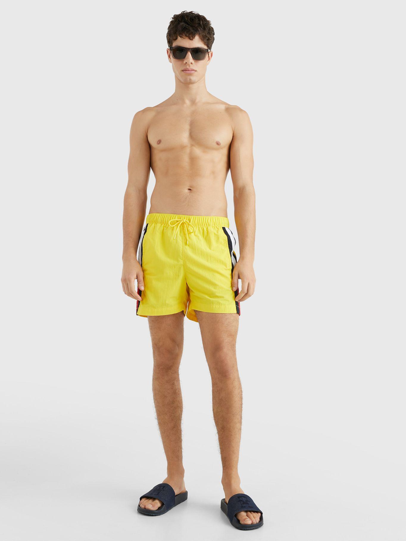 Traje De Baño Con Bandera Amarillo Tommy Hilfiger-1