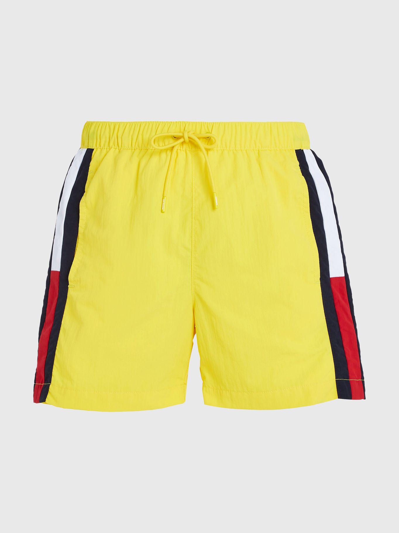 Traje De Baño Con Bandera Amarillo Tommy Hilfiger-4