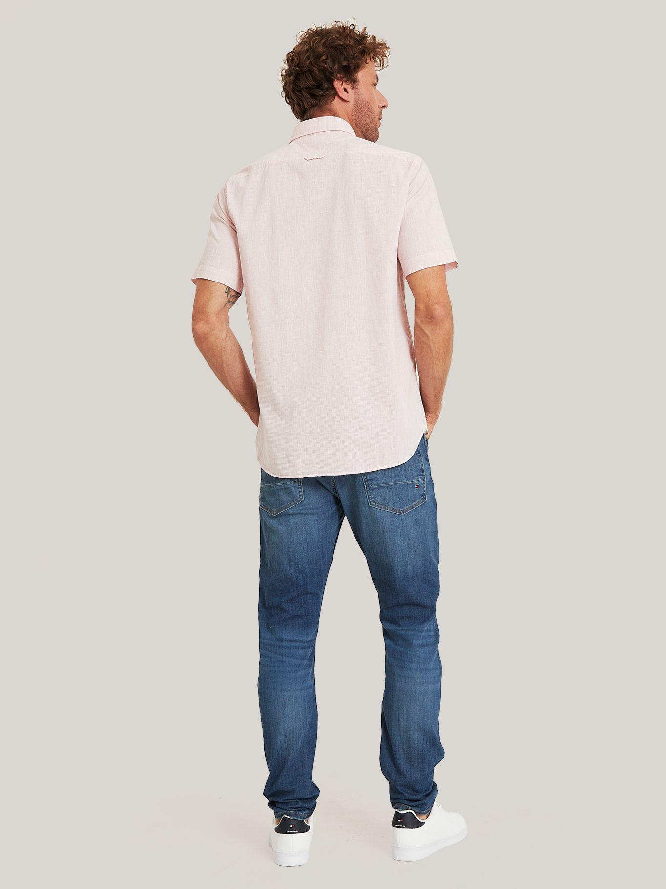 Camisa Solid Con Logo Rosado Tommy Hilfiger-2