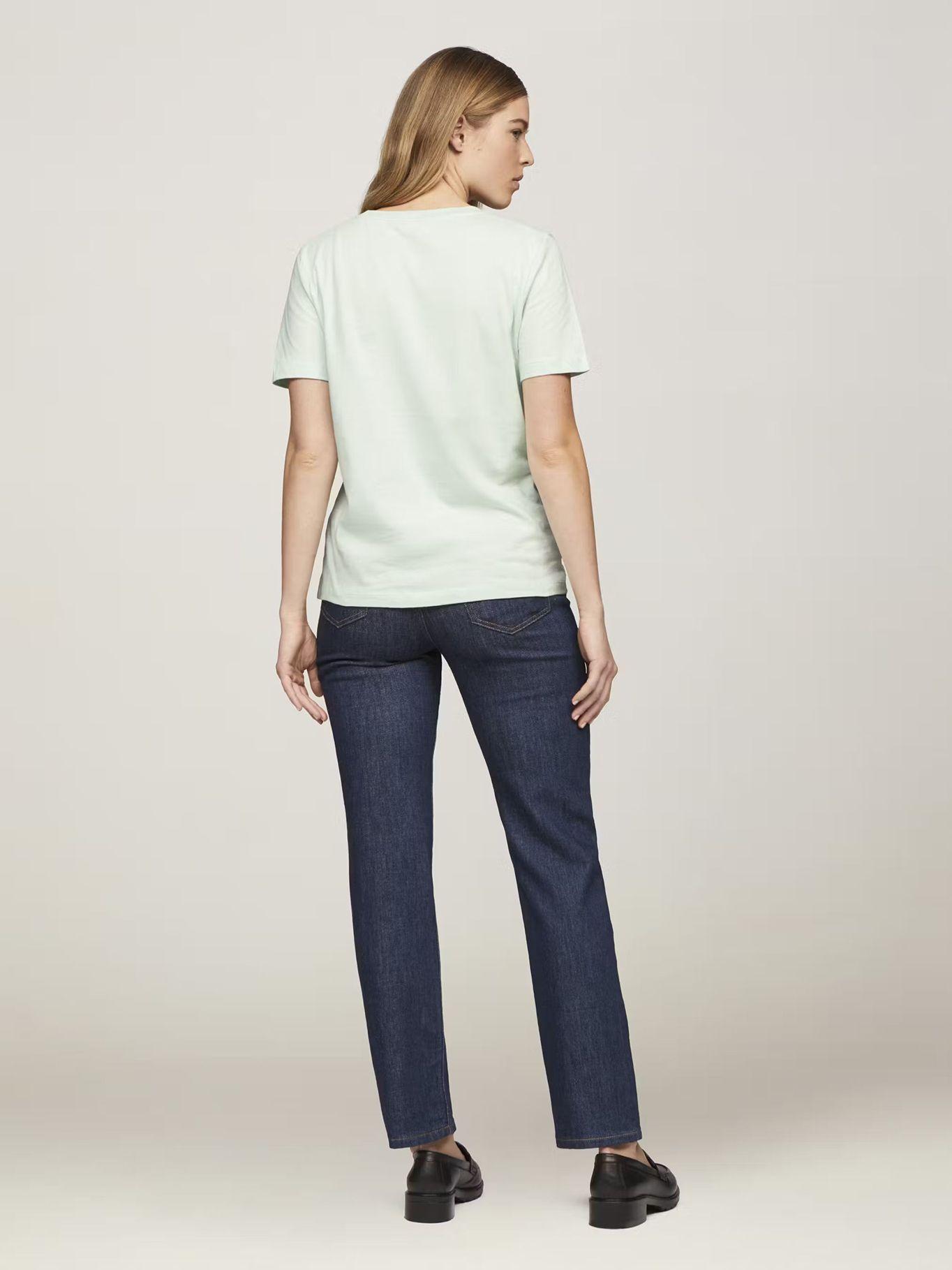 Polera Signature Con Logo Verde Tommy Hilfiger-2