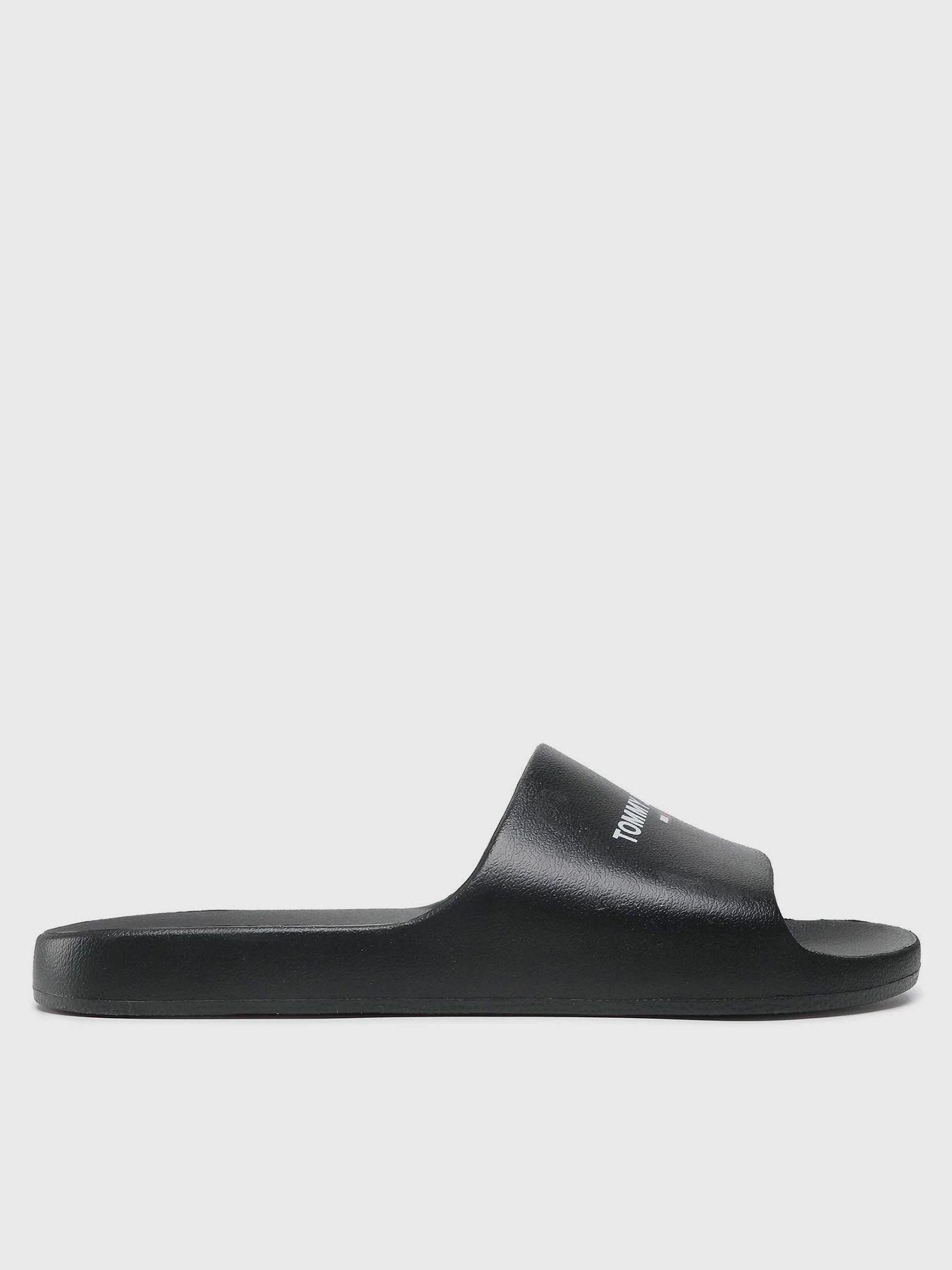 Sandalia Pool Slide Essential Logo Negro Tommy Hilfiger-4
