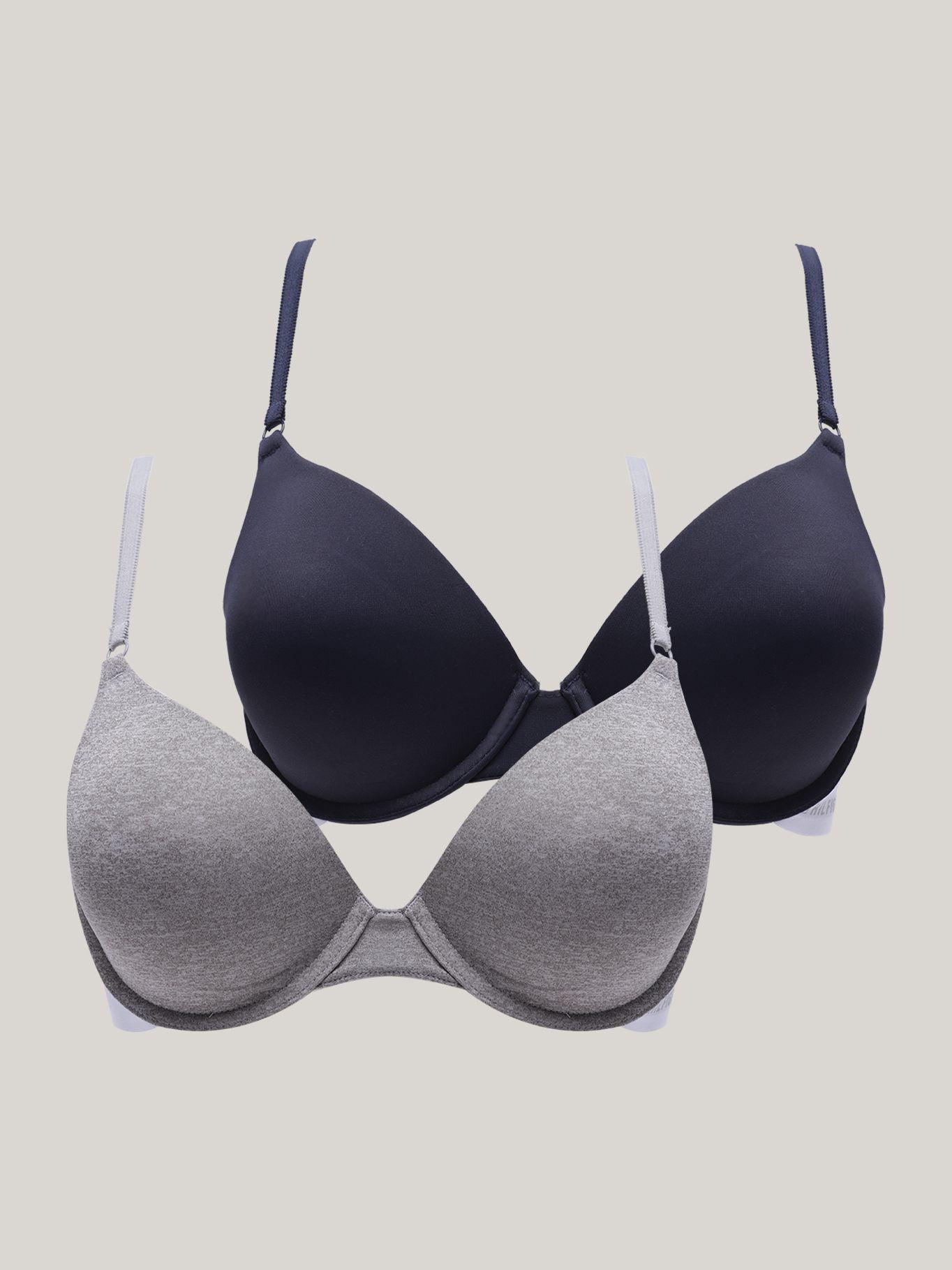 Pack De 2 Brassieres Push-Up Gris Tommy Hilfiger-0