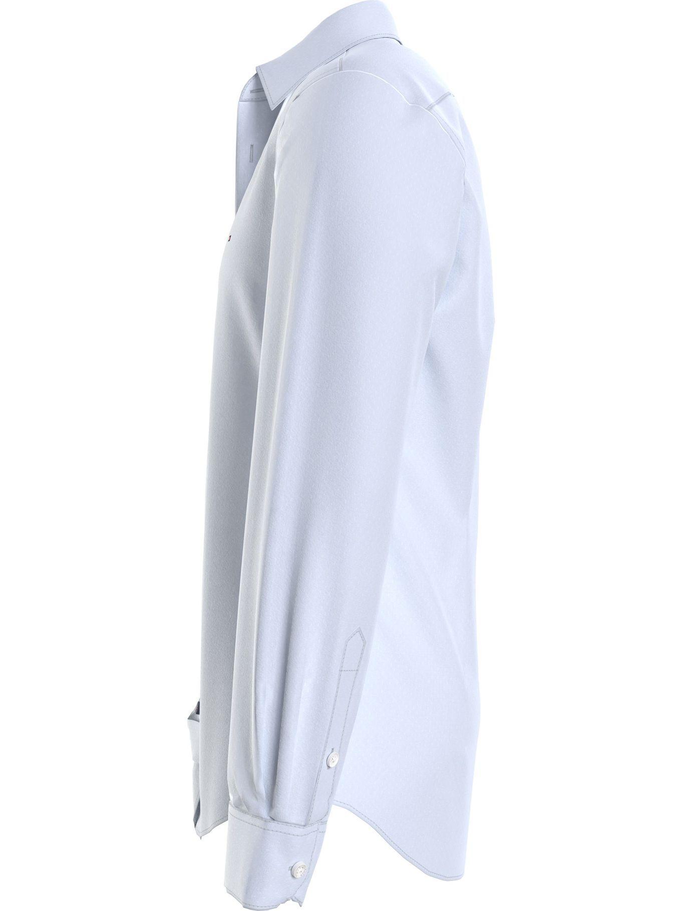 Camisa Print De Puntos Y Rombos Celeste Tommy Hilfiger-3