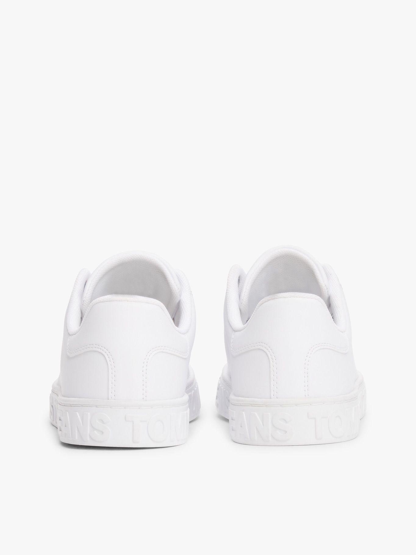 Zapatillas De Cuero New Logo Blanco Tommy Jeans-1