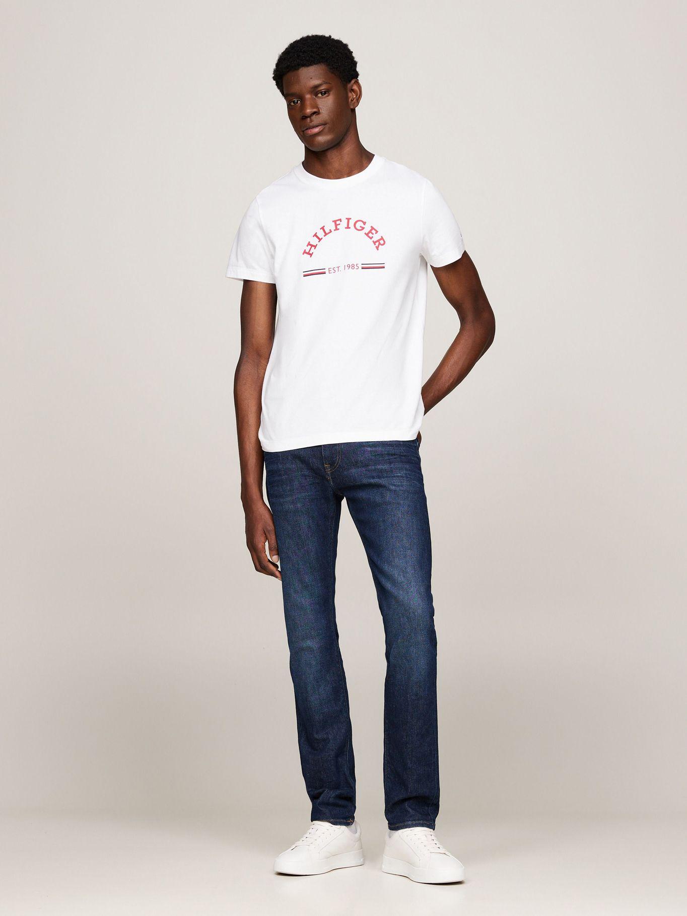 Polera Slim Fit Con Logo Blanco Tommy Hilfiger-1