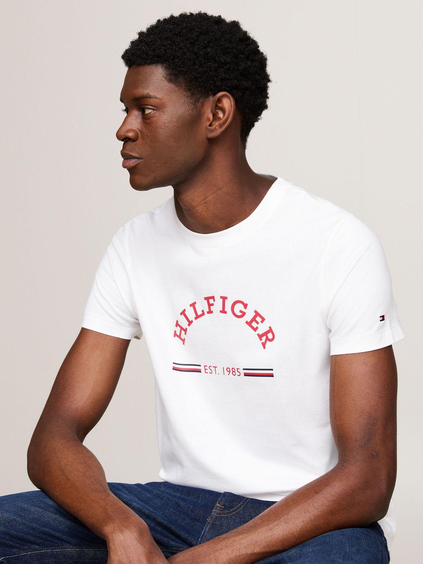 Polera Slim Fit Con Logo Blanco Tommy Hilfiger-3