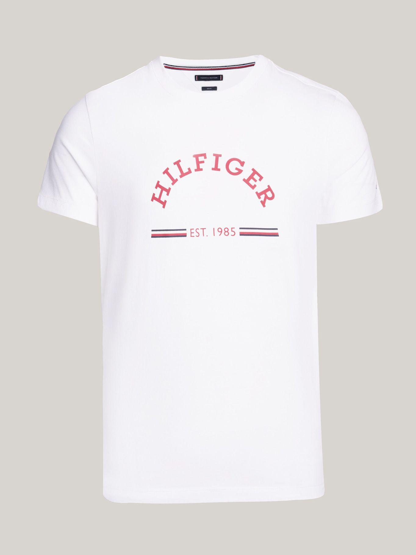 Polera Slim Fit Con Logo Blanco Tommy Hilfiger-4