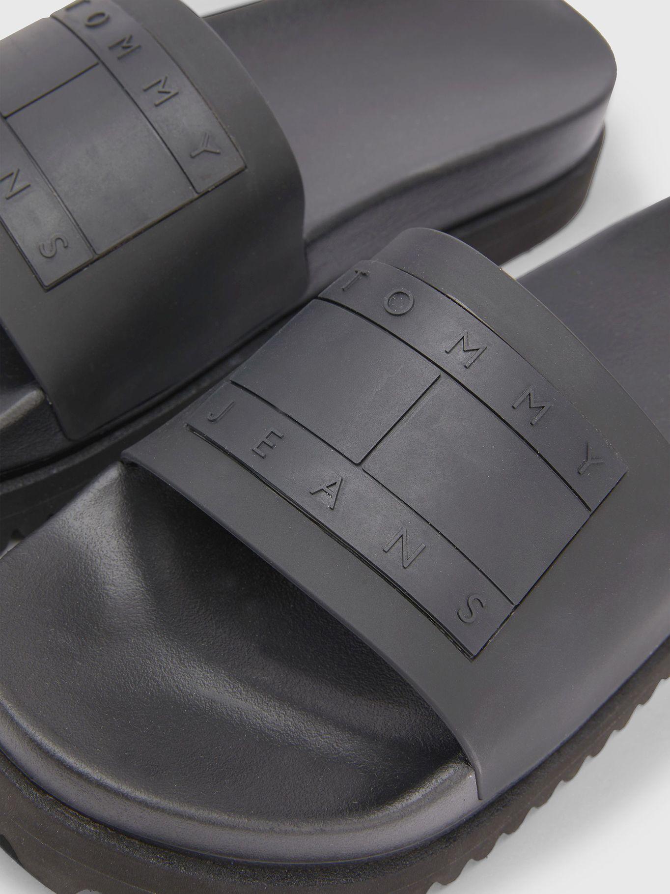 Sandalias Con Suela Dentada Negro Tommy Hilfiger-2