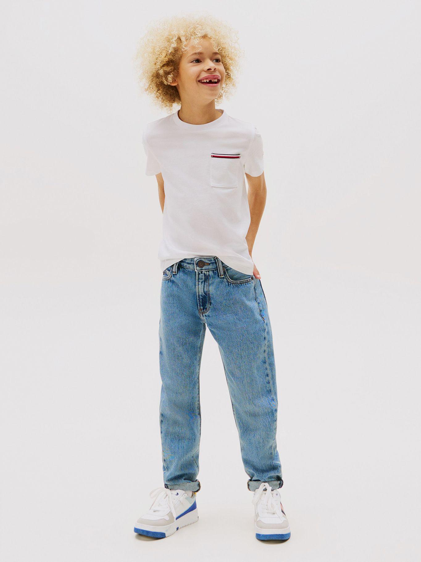 Polera Bolsillo Distintivo Parche Blanco Tommy Hilfiger-1