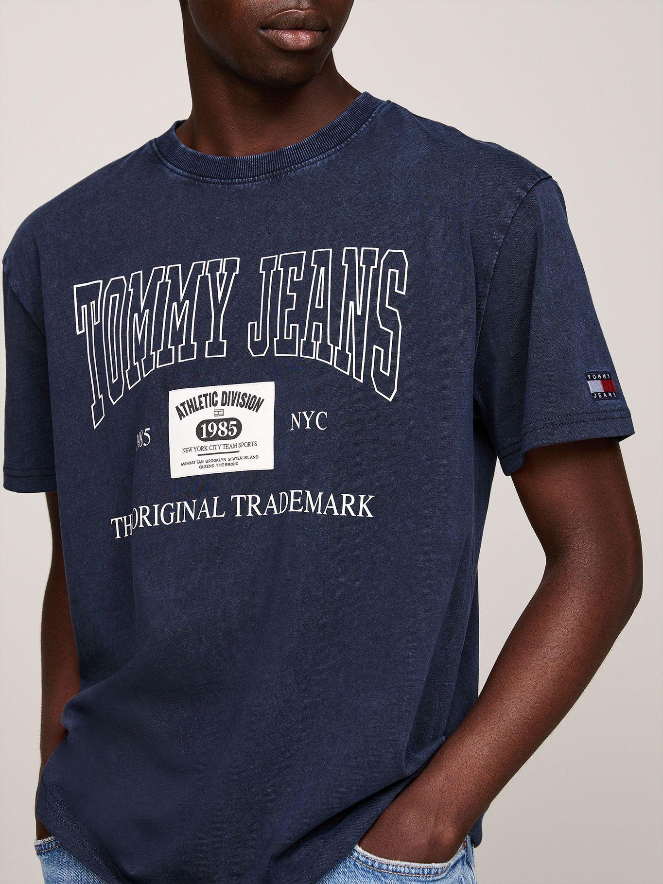 Polera Archive Con Logo Regular Fit Azul Tommy Jeans-3