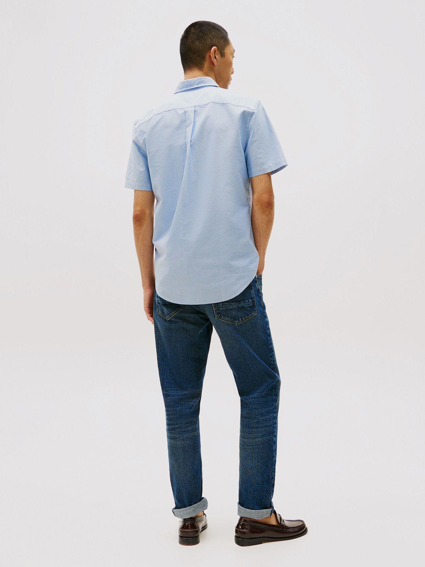 Camisa Heritage Oxford Regular Fit Azul Tommy Hilfiger-2