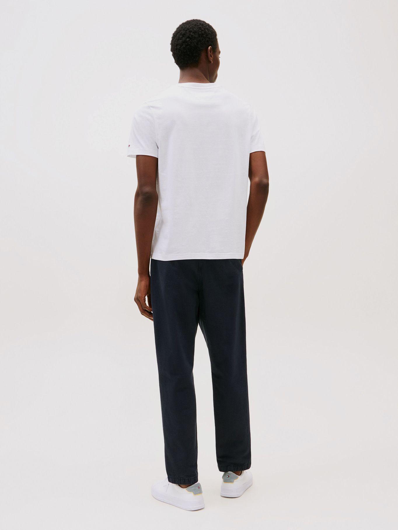 Polera Monotype All America Logo Blanco Tommy Hilfiger-2