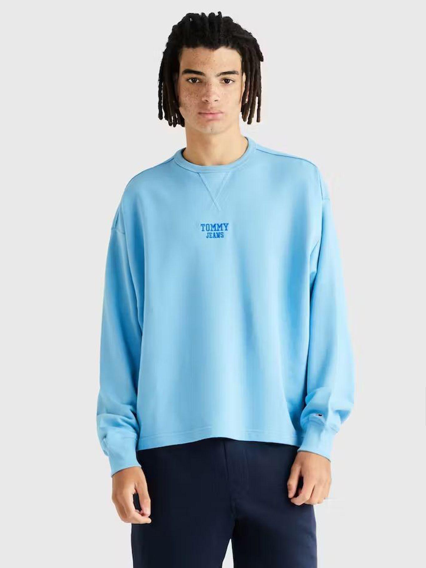 Polerón Relaxed Modern Boxy Celeste Tommy Jeans-0