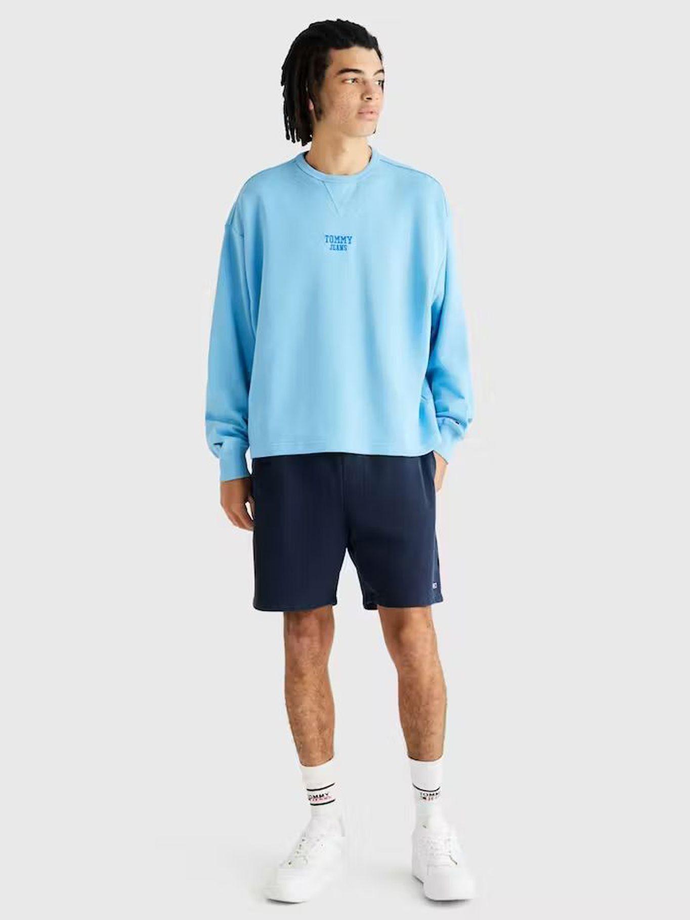 Polerón Relaxed Modern Boxy Celeste Tommy Jeans-1