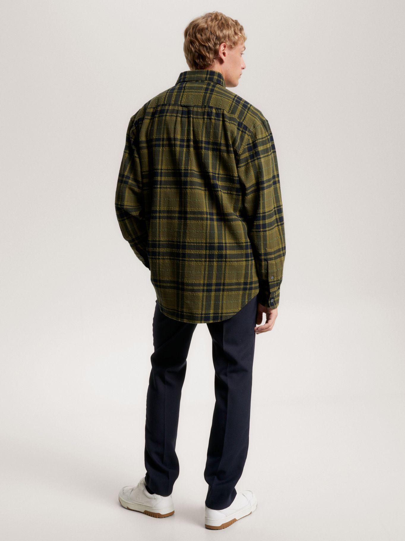 Camisa A Cuadros Escoceses Tonales Verde Tommy Hilfiger-2