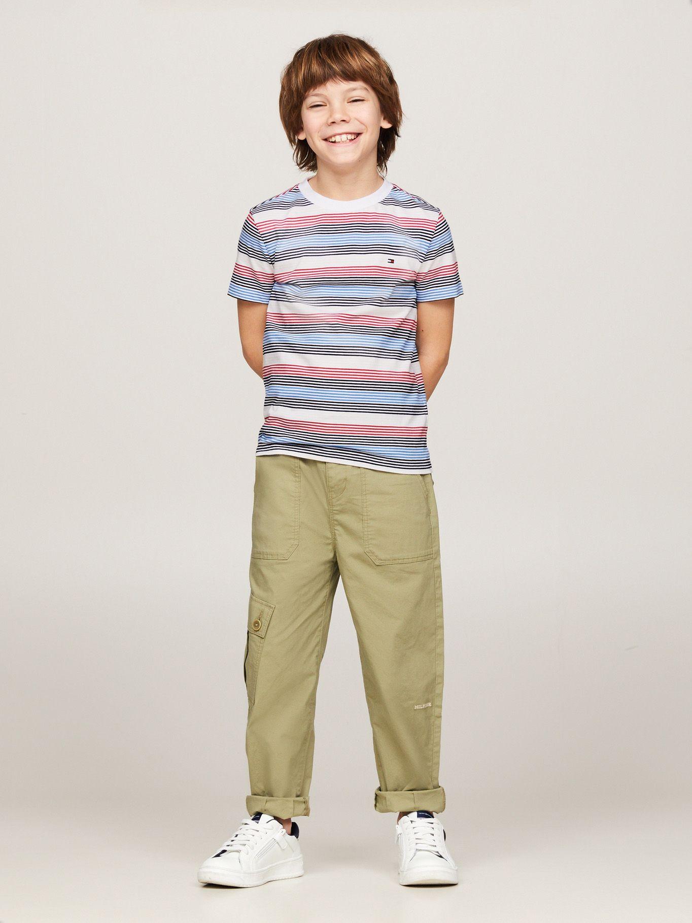 Polera A Rayas C-Neck Multicolor Tommy Hilfiger-1
