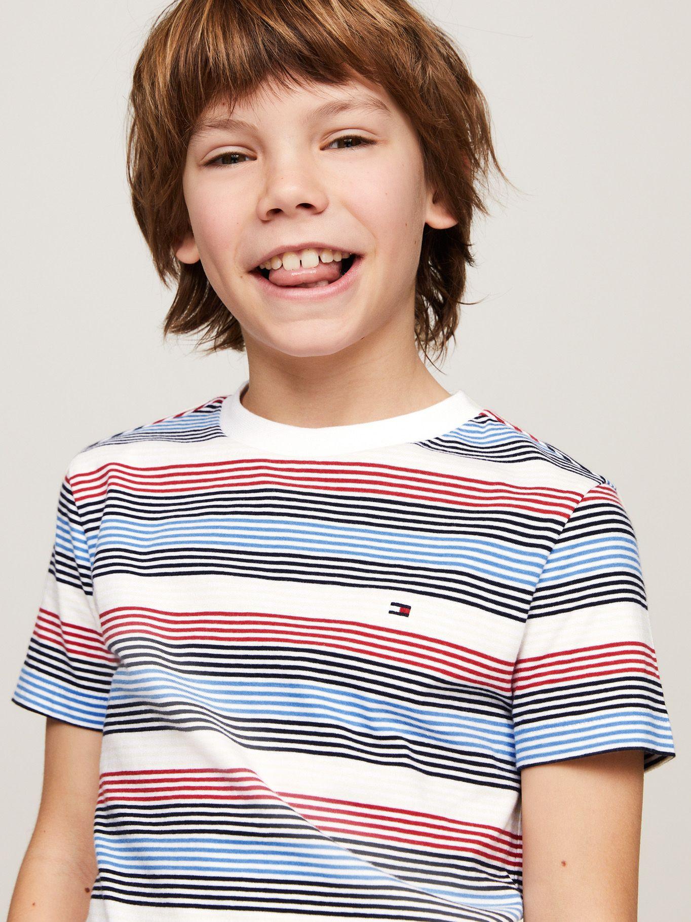 Polera A Rayas C-Neck Multicolor Tommy Hilfiger-3