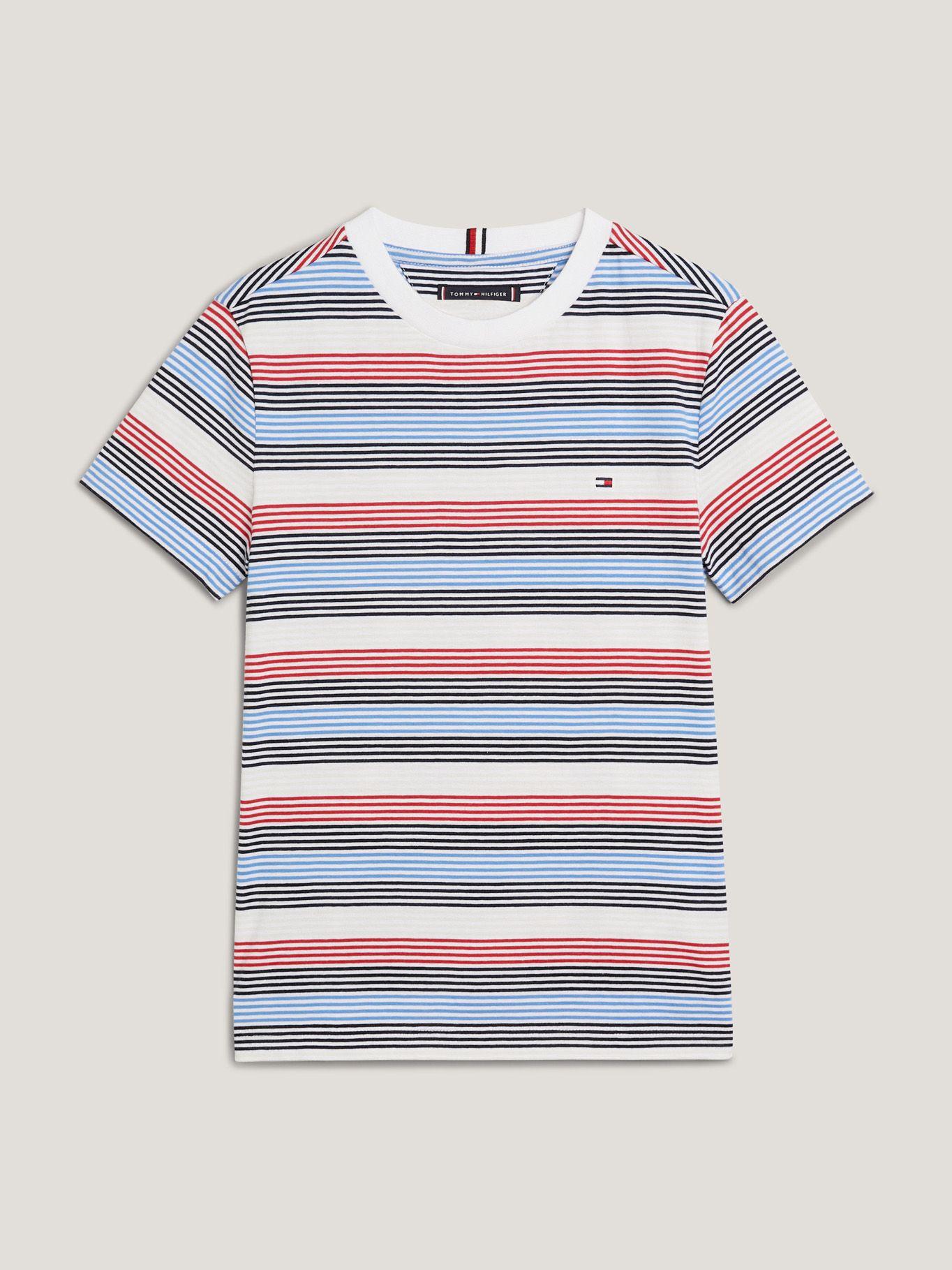 Polera A Rayas C-Neck Multicolor Tommy Hilfiger-4