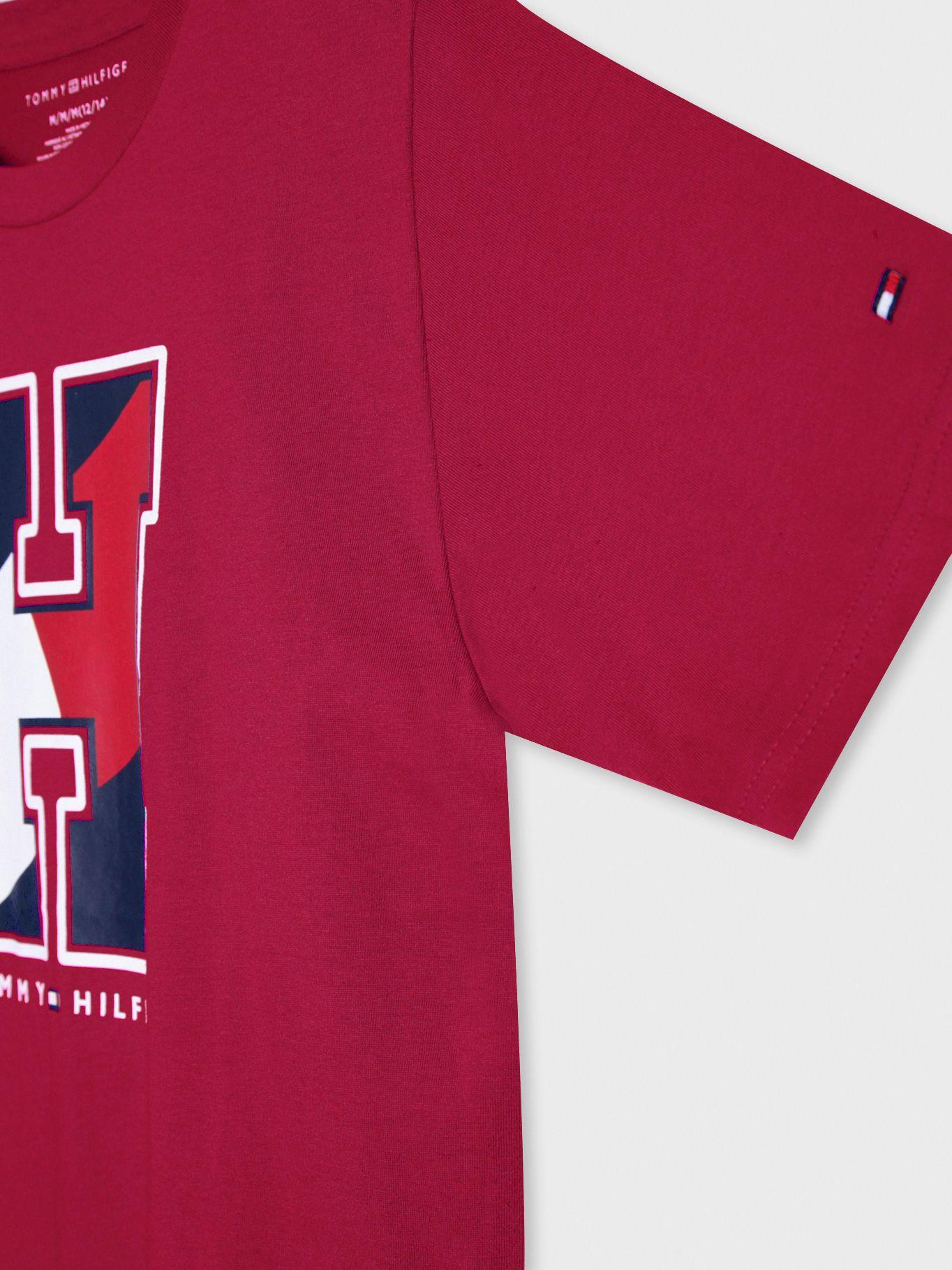 Polera Graphic Con Logo Rojo Tommy Hilfiger-3