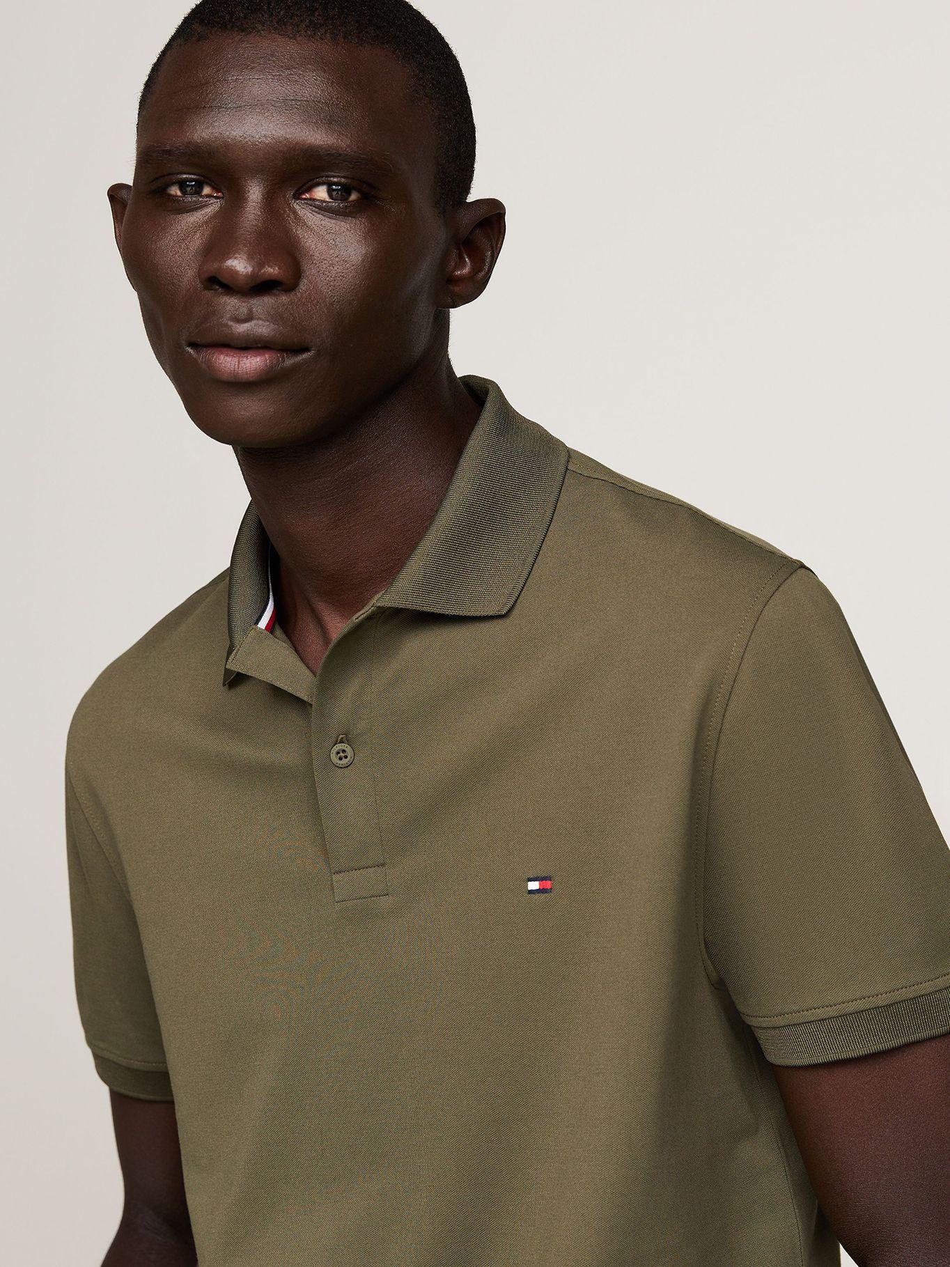 Polo Flex De Corte Regular Verde Tommy Hilfiger-3