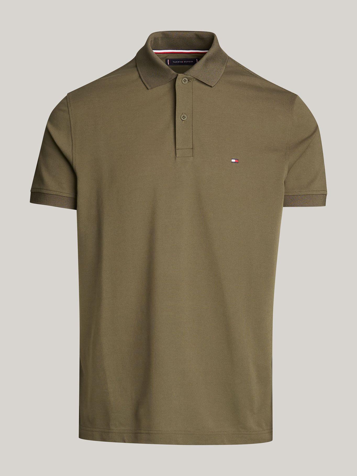 Polo Flex De Corte Regular Verde Tommy Hilfiger-4