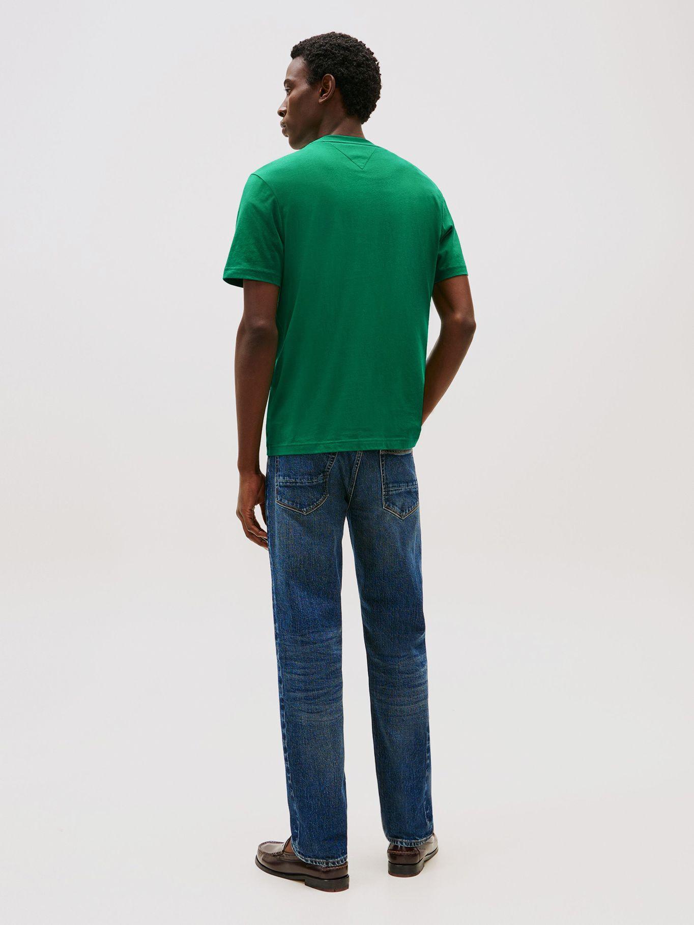 Polera Stack Con Logo Regular Fit Verde Tommy Hilfiger-2