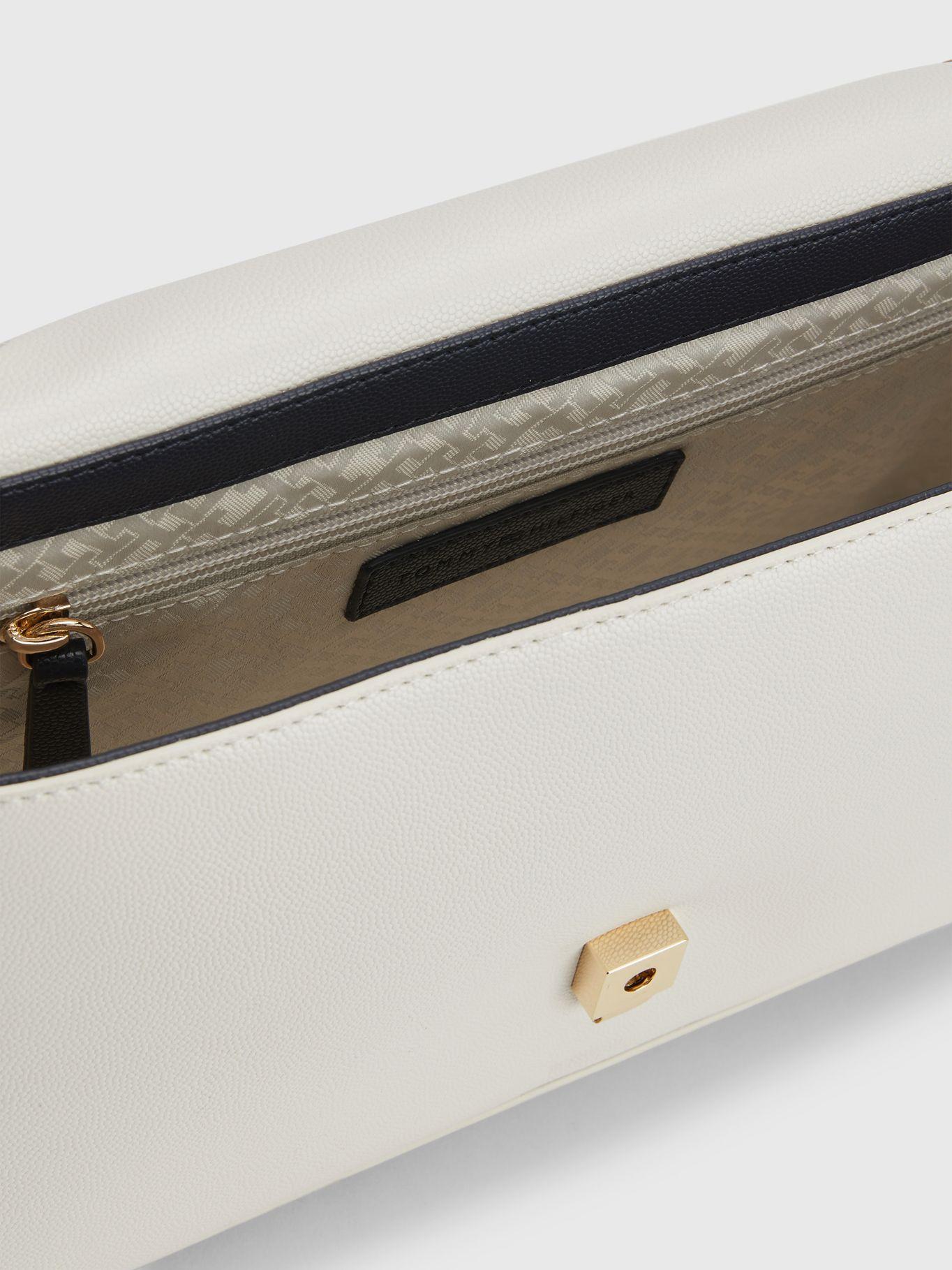 Bandolera Timeless Flap Blanco Tommy Hilfiger-3