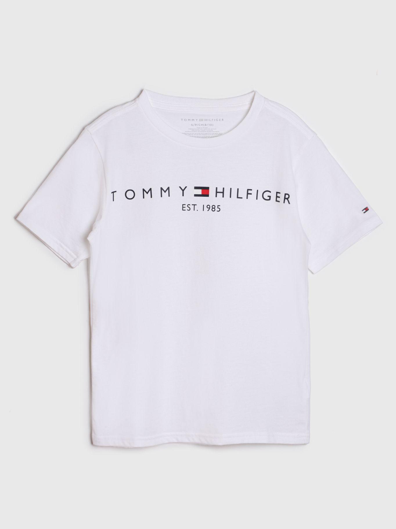 Polera Con Logo Est.1985 Blanco Tommy Hilfiger-0