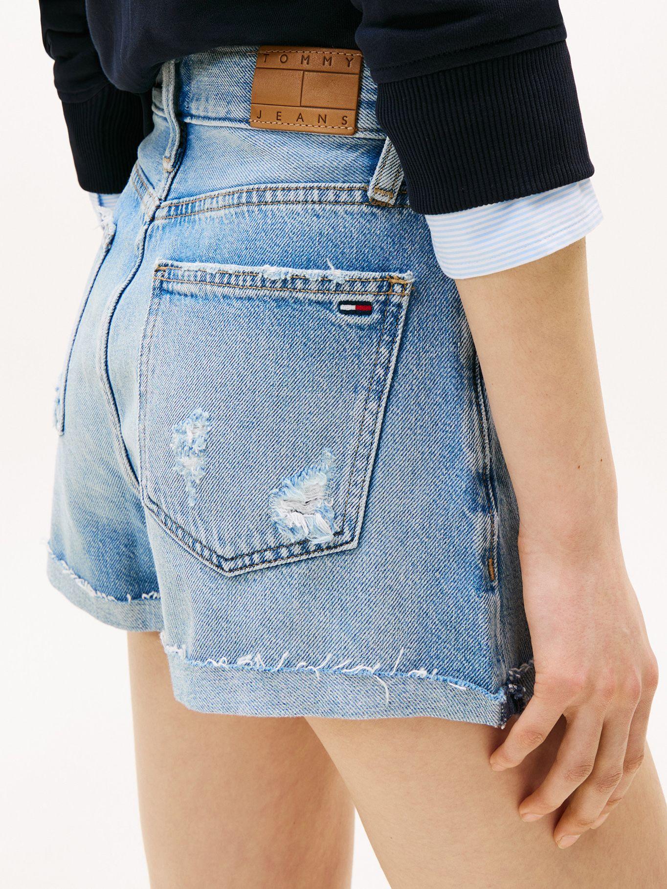 Short Denim Con Logo Azul Tommy Jeans-3