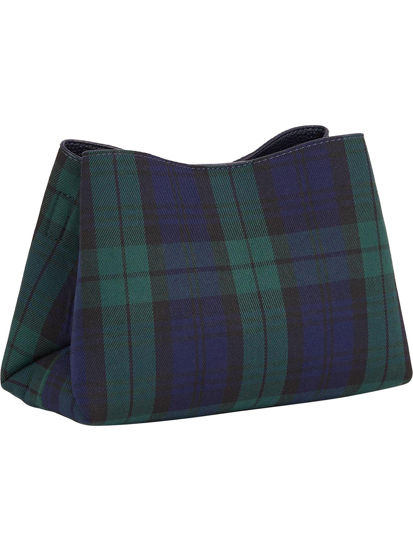 Cartera Crossover Emblem Check Azul Tommy Hilfiger-1