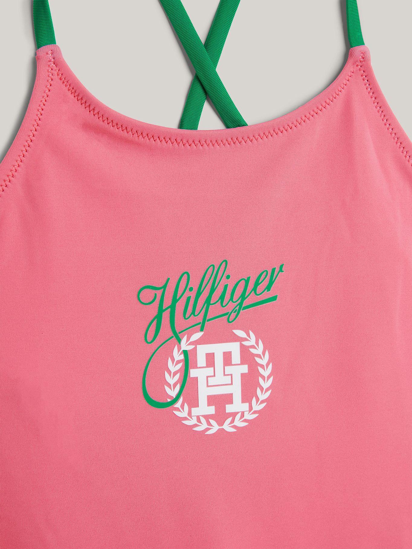 Traje De Baño Con Logo Solid Rosado Tommy Hilfiger-2