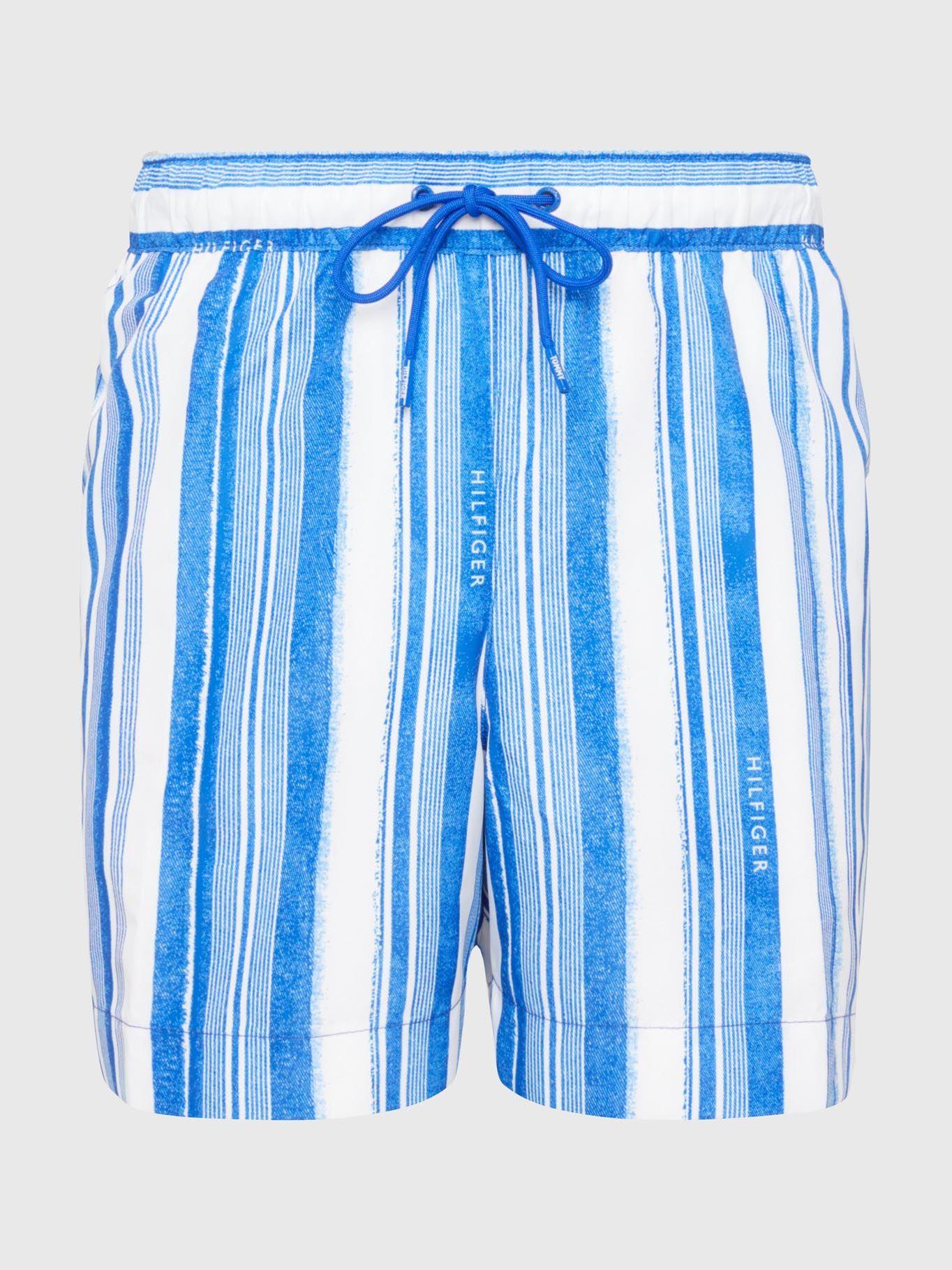 Traje De Baño Essential Print Celeste Tommy Hilfiger-3