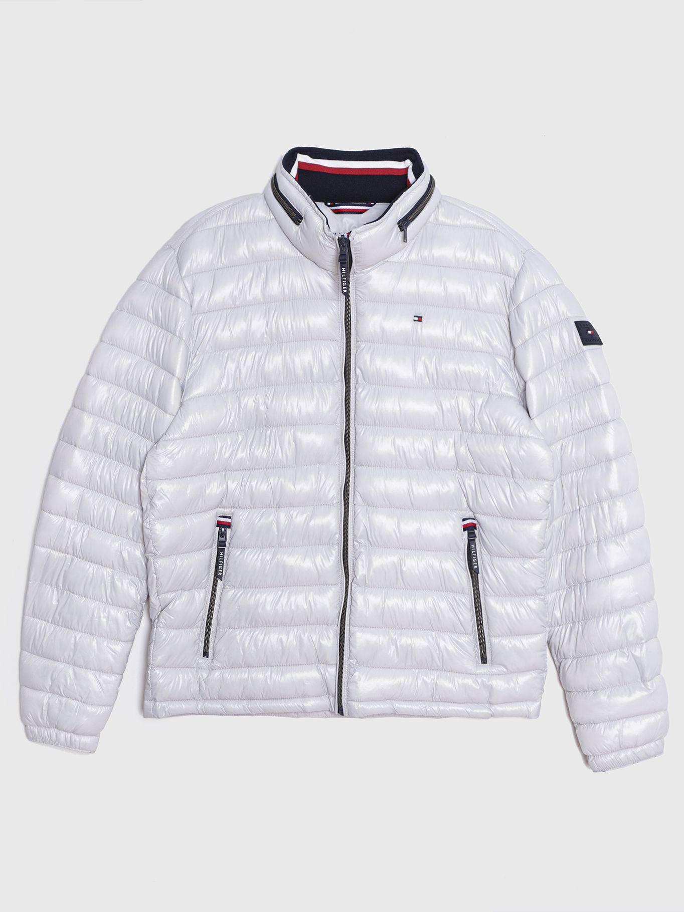 Parka Polished Con Logo Blanco Tommy Hilfiger-0