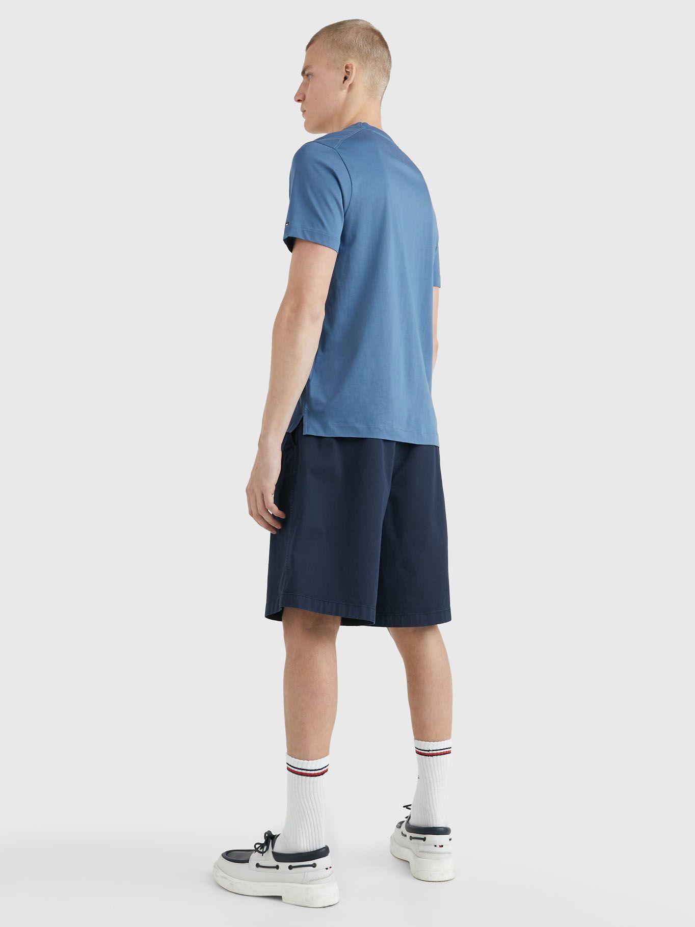 Polera Essential De Punto Azul Tommy Hilfiger-2
